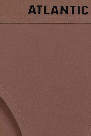 Atlantic 3CLP-012B 3-pack Majtki figi, capuccino/czekolada/czarny