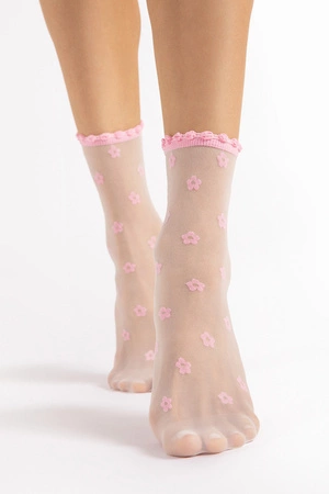 Fiore April 15 DEN G1165 Wyrób pończoszniczy skarpetki, rose