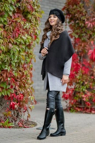 Vivisence 7102 Szalik lub apaszka szalik, czarny