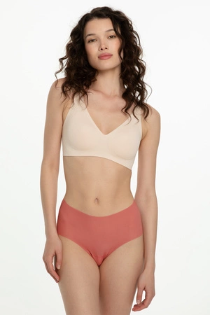 Julimex Mousse Maxi Majtki wysokie figi, koralowy