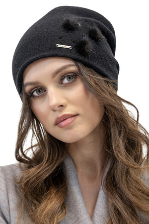 Vivisence 7091 Nakrycie g�owy czapka, czarny