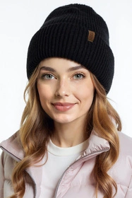 Vivisence 70113Kmpl Komplet czapka+szalik, czarny