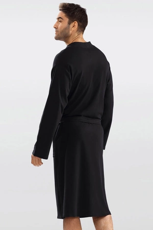 Dkaren Harry Nocna szlafrok, czarny