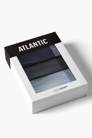 Atlantic 3MP-199 3-pack Majtki slipy, granat/niebieski/grafit