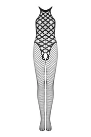 Obsessive G332 bodystocking Body bodystocking, czarny