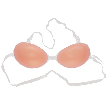 Julimex BS-04 silikonowy z ramiączkami Biustonosz specjalistyczny, beżowy jasny