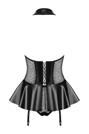 Obsessive 859-COR-1 Gorset sexy, czarny
