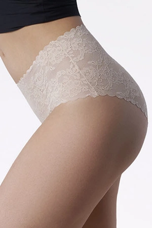 Julimex Bellie Maxi Majtki wysokie figi, beż