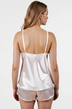 Vivisence 2053 Nocna komplet top + szorty, ecru
