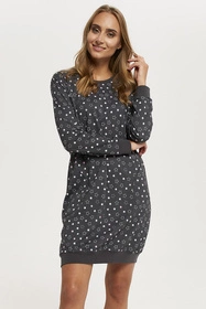 Italian Fashion Andromeda dł.r. Nocna koszula, druk/grafit