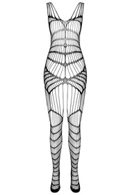 Passion BS102 Body bodystocking, black