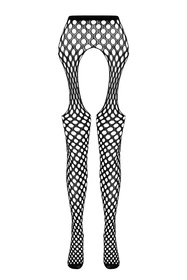 Passion ECO S003 Wyrób pończoszniczy pończochy z pasem, black