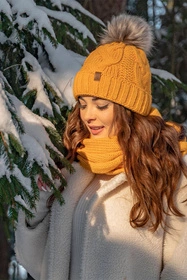 Vivisence 7103 Szalik lub apaszka komin, miodowy