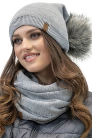 Vivisence 7106 Szalik lub apaszka komin, jasnoszary