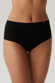 Atlantic 3BLP-604 3-pack Majtki wysokie figi, czarny