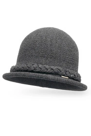 Vivisence 7043 Nakrycie głowy kapelusz, ciemnoszary
