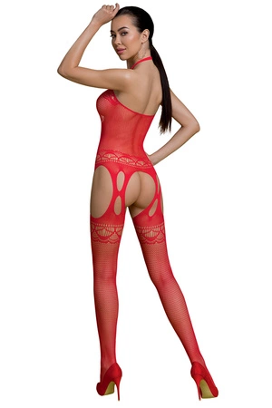 Passion ECO BS006 Body bodystocking, red