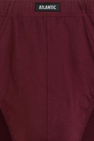 Atlantic 6SMP-001 6-pack Majtki slipy, burgund/czarny/khaki/brąz/grafit/czarny