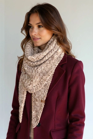 Vivisence 7111 Szalik lub apaszka szalik, beżowy