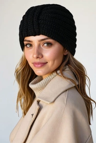 Vivisence 70114 Nakrycie głowy czapka, czarny