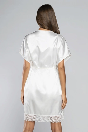 Italian Fashion Dotyk kr.r Nocna szlafrok, ecru