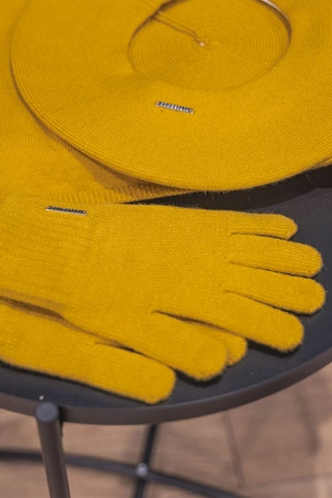 Vivisence 7202 Rękawiczki dzianinowe, miodowy