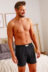 Doctor Nap BOX.5166 Majtki bokserki, black