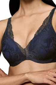 Triumph 10219710 Body Make-Up Illusion Lace WP Biustonosz usztywniany, 0004-black