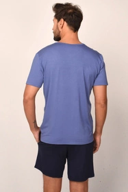 Italian Fashion Dallas kr.r. kr.sp. Nocna piżama, niebieski/granat