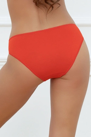 Italian Fashion Intryga midi Majtki figi, czerwony