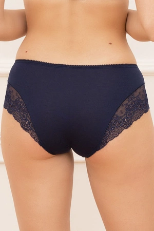 Italian Fashion Galaktyka midi Majtki figi, granat