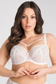 Gorsenia K849 Forever White Biustonosz miękki, biały