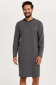 Italian Fashion Balmer dł.r. Nocna koszula, druk/grafit