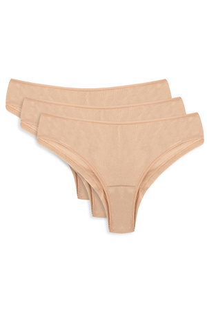Vivisence 4018 3-pack Majtki brazyliany, be�owy