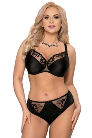 Vena VB-400 Biustonosz półusztywniany, czarny