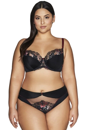 Ava 2121/B Intense Majtki brazyliany, black