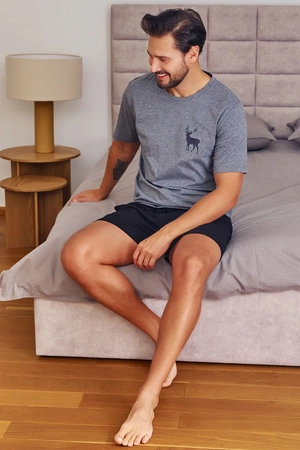 Doctor Nap PMB.7235 Nocna piżama, dark grey