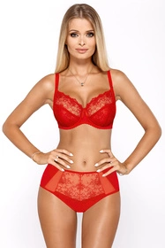 PariPari Cynthia Majtki wysokie figi, red