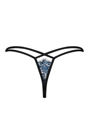 Obsessive Yassmyne thong Majtki stringi, granatowy
