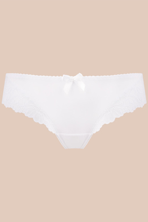 Mat 053/4 Carmela Majtki stringi, bia�y