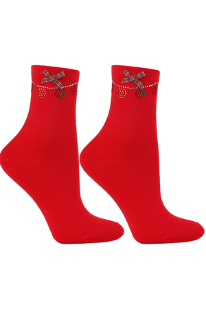 Moraj CSL500-025 Skarpety za kostk�, red