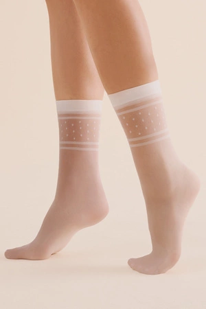 Gabriella Nebi code 1198 Wyrób pończoszniczy skarpetki, beige