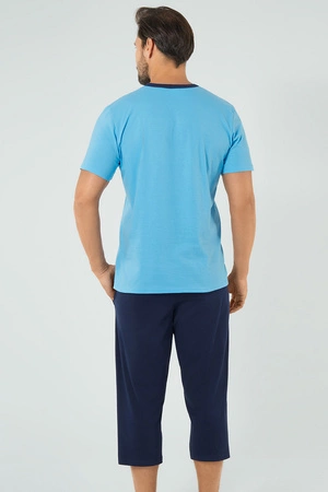 Italian Fashion Junak kr.r. sp.3/4 Nocna piżama, niebieski/granat