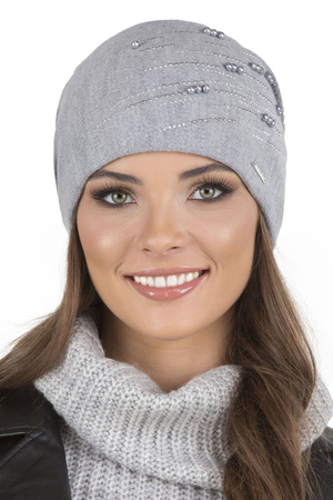 Vivisence 7012 Nakrycie g�owy czapka, jasnoszary