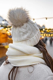 Vivisence 7103 Szalik lub apaszka komin, ecru