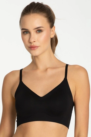 Julimex Simple Bra Top Biustonosz braletka, czarny