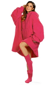 Vivisence 5028 Nocna szlafrok, malinowy