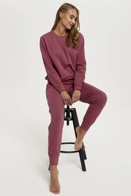 Italian Fashion Panama dł.r. dł.sp. Dres homewear, malina