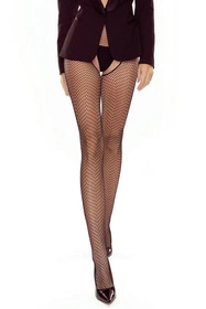 Passion TiOpen 032 Wyrób pończoszniczy rajstopy, black