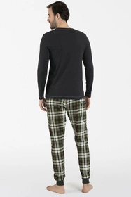 Italian Fashion Seward dł.r. dł.sp. Nocna piżama, c.melanż/druk